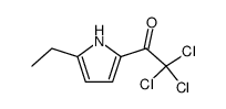 2,2,2-trichloro-1-(5-ethyl-1H-pyrrol-2-yl)ethanone Structure