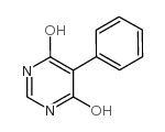 6-羟基-5-苯基嘧啶-4(1H)-酮结构式