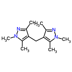4,4'-Methylenebis(1,3,5-trimethyl-1H-pyrazole) Structure