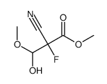 Propanoic acid, 2-cyano-2-fluoro-3-hydroxy-3-methoxy-, methyl ester (9CI)结构式