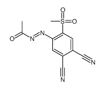 N-(4,5-dicyano-2-methylsulfonylphenyl)iminoacetamide Structure