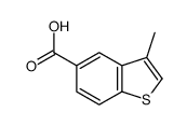 3-甲基-苯并[b]噻吩-5-羧酸结构式