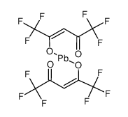 六氟乙酰丙酮铅(II)结构式