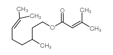 甲基巴豆酸香茅酯结构式