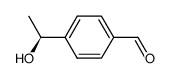 Benzaldehyde, 4-[(1S)-1-hydroxyethyl]- (9CI)结构式