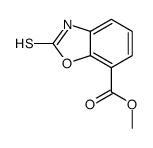 2-Mercapto-benzooxazole-7-carboxylic acid Methyl ester Structure