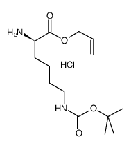 Nepsilon-Boc-D-赖氨酸烯丙酯盐酸盐图片