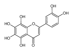 5-hydroxy-3',4',6,7,8-pentamethoxyflavone结构式