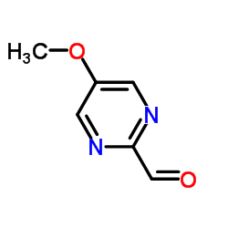 5-甲氧基嘧啶-2-甲醛结构式