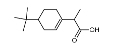 2-(4-(tert-butyl)cyclohex-1-en-1-yl)propanoic acid结构式