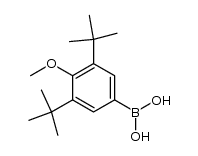 2-(3,5-di-tert-butyl-4-methoxyphenyl)boronic acid Structure