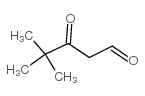 4,4-dimethyl-3-oxopentanal Structure
