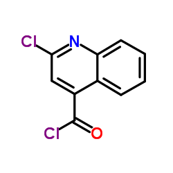 2-氯喹啉-4-甲酰氯结构式