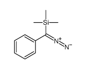 [diazo(phenyl)methyl]-trimethylsilane Structure