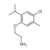 2-(4-Chloro-2-isopropyl-5-methylphenoxy)ethanamine Structure