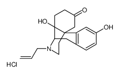 L-3,14-Dihydroxy-6-oxo-N-allylmorphinane chlorhydrate dihydrate [French]结构式