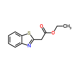 2-(2-苯并噻唑)乙酸乙酯结构式