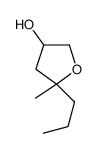 5-methyl-5-propyloxolan-3-ol结构式
