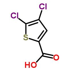 4,5-二氯噻吩-2-甲酸结构式
