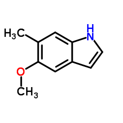 5-Methoxy-6-methyl-1H-indole Structure