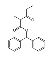 benzhydryl 2-methyl-3-oxopentanoate Structure