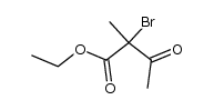 ethyl 2-bromo-2-methyl-3-oxobutanoate Structure
