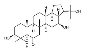 (21β)-3β,16β,22-Trihydroxy-A'-neogammaceran-6-one结构式
