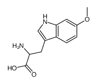 2-amino-3-(6-methoxy-1H-indol-3-yl)propanoic acid Structure