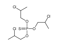 tris(2-chloropropyl) thiophosphate Structure