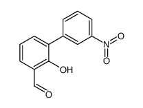 2-hydroxy-3'-nitrobiphenyl-3-carbaldehyde Structure