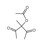 1-acetyl-1-methyl-2-oxopropyl acetate Structure