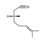 D-3,7-dimethyl-oct-6-enenitrile结构式