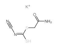 2-(cyanothiocarbamoylsulfanyl)acetamide structure