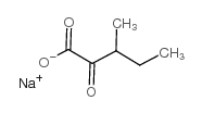 3-甲基-2-氧戊酸钠结构式
