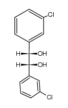 meso-1,2-di(3-chlorophenyl)-1,2-ethanediol结构式