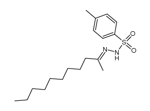 2-Undecanone tosylhydrazone Structure