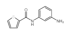 噻吩-2-羧酸 (3-氨基-苯基)-酰胺结构式