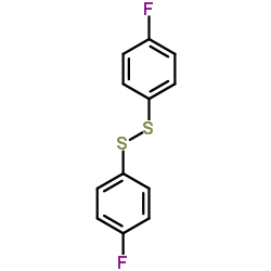 Bis(4-fluorophenyl) disulfide Structure