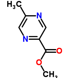 Methyl 5-methyl-2-pyrazinecarboxylate structure