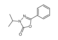 3-isopropyl-5-phenyl-1,3,4-oxadiazol-2(3H)-one结构式