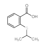 2-propan-2-ylsulfanylbenzoic acid结构式