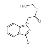 ethyl 2-(9-oxo-7,8-diaza-1-azoniabicyclo[4.3.0]nona-1,3,5-trien-7-yl)acetate结构式