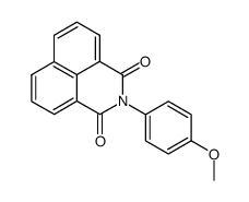 N-(4-methoxyphenyl)-1,8-naphthalimide结构式