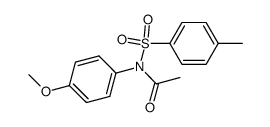 N-acetyl-N-(toluene-4-sulfonyl)-p-anisidine结构式