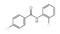 Benzamide,4-chloro-N-(2-chlorophenyl)-结构式