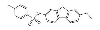 7-(Toluol-4-sulfonyloxy)-2-aethylfluoren结构式