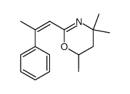 4,4,6-trimethyl-2-(2-phenyl-propenyl)-5,6-dihydro-4H-[1,3]oxazine Structure