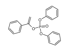 1-phenyl-eth-1-en-1-yl diphenyl phosphate结构式