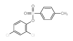 2,4-dichloro-1-(4-methylphenyl)sulfonyloxy-benzene structure