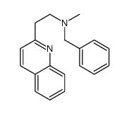 N-benzyl-N-methyl-2-quinolin-2-ylethanamine Structure